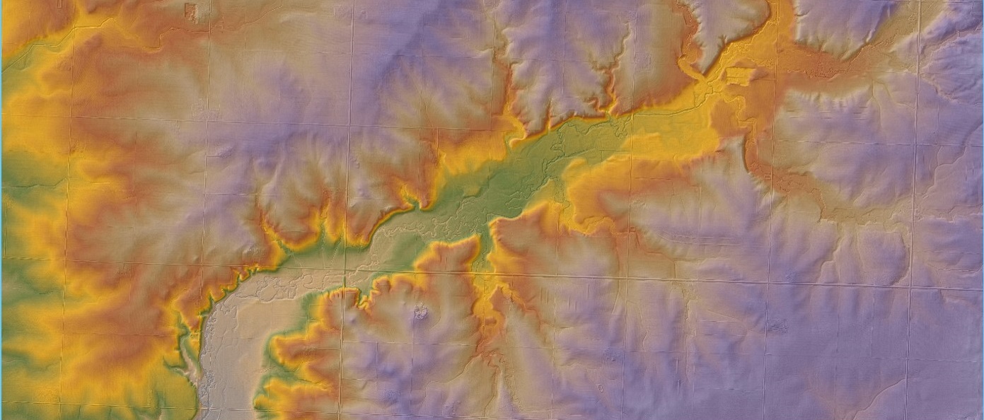 image showing 3D geospatial DEM data