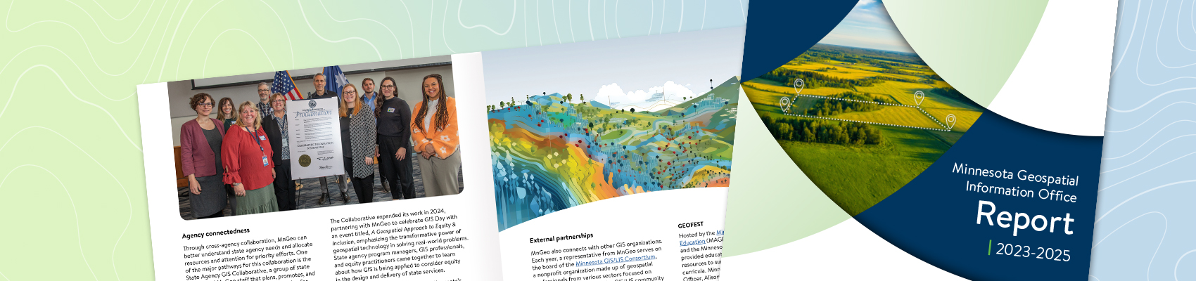MnGeo annual report graphic